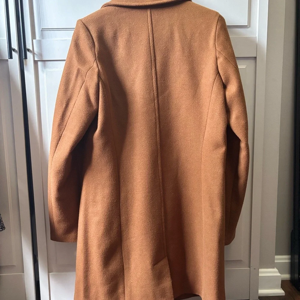 Long Soft-brushed Peacoat - Picture 3 of 3